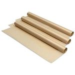 Navaris Set of 3 Reusable Baking Sheets - 13x16 Inches Parchment Paper for Baking Oven - Durable Non-Stick Baking Mats - Reversible Baking Tray