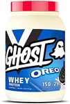 GHOST Whey Protein Powder, Oreo - 2LB Tub, 25G of Protein - Cookies & Cream Flavored Isolate, Concentrate & Hydrolyzed Whey Protein Blend - Post Workout Shakes