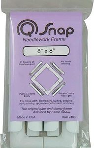 Q-Snap Needlework Frame, 8" X 8"
