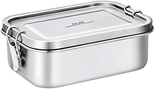 G.a Homefavor Stainless Steel bento Box Without Divider Siliver