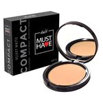 Iba Must Have Velvet Matte Pressed Compact Powder-Medium Beige, 9G, High Coverage L Ultra Blendable Face Makeup, Spf 15, Oil Free Fresh Finish Look, Halal Certified & Vegan Makeup - All