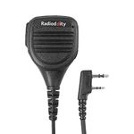 Radioddity RD-203 Waterproof Remote Speaker Mic, Compatible with BaoFeng RD-5R UV-5R BF-888S UV-5RTP DM-5R GT-3TP GT-5TP BF-F8HP UV-82HP GD 77 GD77S TYT UV8000E Two-Way Radio Walkie Talkie