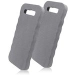 Hortem Thick Kneeling Pad, Waterproof and Comfortable Garden Knee Pads, Multi-Functional Kneeler Pad for Gardening, Baby Bath, Yoga, Praying and Exercise (Grey-2 Pack)