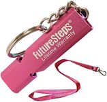 Pink Whistle with Lanyard perfect Whistle for Teachers and makes a great Sports Whistle for Coach up to 120 Decibels also for Emergency Situations on Trails and Camping