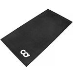 CyclingDeal Bike Mat - 30" x 72" (Soft) - For Peloton, Exercise Stationary Bike, Elliptical, Gym Equipment Waterproof Mat Use On Hardwood Floors and Carpet Protection