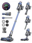 Buture Pro Cordless Vacuum Cleaner 450W/38Kpa Powerful Vacuum Stick with Intelligent Auto Mode, Color Touch Screen,Up to 55Mins,1.5L Dust cup, Lightweight Vacuum for Hard Floor Carpet Pet Hair