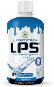 Nutritional Designs LPS Liquid Collagen & Whey Protein Supplement - Sugar-Free Non-GMO Drink - Promotes Healthy Skin & Hair for Men & Women (Neutral)