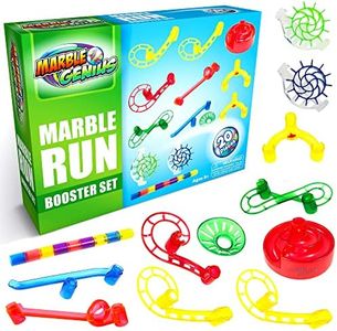 Marble Genius Booster Set (Add-On Set - 20 Marbulous Marble Run Toy Pieces)