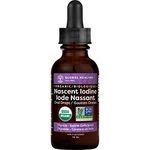 Global Healing Detoxadine - Organic Nascent Iodine, Iode Nassant Liquid Supplement Drops for Thyroid Support, Detox Cleanse, Metabolism, Non-GMO, Vegan, 200 Servings, 6-Month Supply (1 Fl Oz)