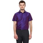 Khoday Williams Men's Regular Shirt (5000060-DARKPURPLE- Dark Purple 42)