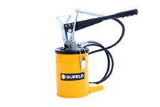 DURELO GBP-3 Grease Gun Bucket 3kg | High Pressure Grease Pump Complete with Handle, High Pressure Hose 2.2mtr and 4 Jaw Coupler