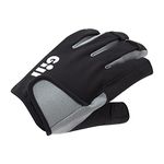 Gill Deckhand Sailing Gloves - Short Finger with ¾ Length Fingers - 50+ UV Sun Protection & Water Repellent