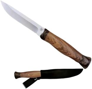 Galica couteau lame fixe pour activités extérieures -buschcraft-camping-pique nique- chasse-pour les amoureux du traditionnel - Un étui complète cette offre