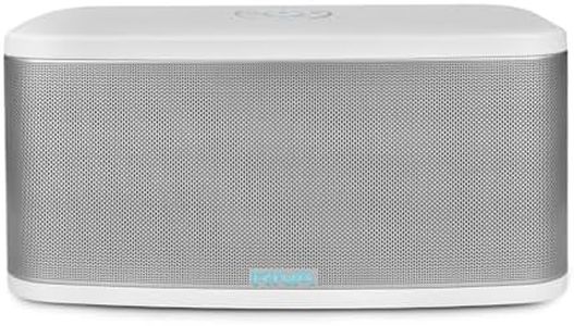 RIVA Upgraded Stadium Wi-Fi Bluetooth Smart Hi-Fi Speaker with Alexa Built-in, 10 Drivers, 200W, Multiroom Music System, Supports Airplay 2, Spotify, Tidal and More Streaming (White)