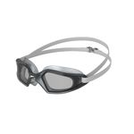 Speedo Unisex Hydropulse Swimming Goggle | Comfortable Fit | Adjustable Design, White/Elephant/Light Smoke, One Size