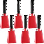 6 Pcs Cow Bells Noise Makers with H