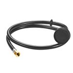 Weirun Shampoo Bowl Sink Hose with Sprayer,Salon Hose Spray Head Attachment for Vacuum Breaker,Shampoo Bowls Hose for Salons Sink,1/4" Nut Black