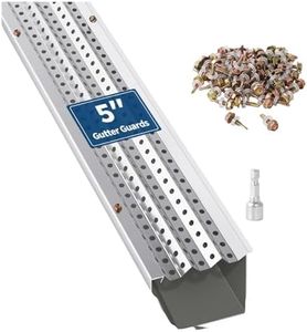 5 Inch Gutter Guard, 200FT Metal Gutter Mesh, Corrosion-Resistant Leaf Guard for Roof Gutters, Easy DIY Installation