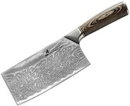 ZHEN Japanese VG-10 67 Layers Damascus Steel Light Slicer Chopping Chef Butcher Knife 6.5-inch