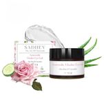 Sadhev Under Eye Gel | Aloe Vera, Cucumber & Rose | Reduces Dark Circles, Wrinkles & Puffiness | Natural Ayurvedic Hydrating Eye Gel | All Skin Types | 15g