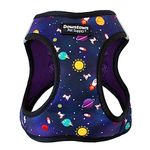 Downtown Pet Supply No Pull, Step in Adjustable Dog Harness with Padded Vest, Easy to Put on Small, Medium and Large Dogs (Space, XXS)