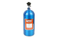 Sniper 14745NOS Electric Blue 10-pound Aluminum Nitrous Bottle with Hi-Flow Valve