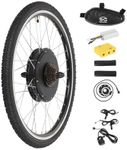 Trintion 26" Electric Bike Conversion Kit, 48V 1500W EBike Wheel Kit, Electric Bike Front/Rear Conversion kit Motor E-bike Conversion kit