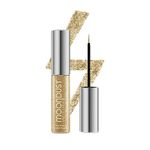 Urban Decay Heavy Metal Liquid Glitter Eyeliner - Vibrant Gold Eyeliner & Eye Shadow Topper - Cruelty Free, Vegan Eye Makeup with Thin-Tip Brush for Easy Application - Midnight Cowboy (0.25 oz)