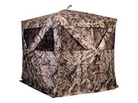 Ameristep Pro Series Thermal Hub Blind | 4 Person Insulated Hunting Blind Designed for Cold Weather in Mossy Oak Elements Terra, AMEBF1009, One Size