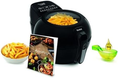 Tefal ActiFry Genius+ Heißluftfritteuse mit Rührarm, Airfryer, kein Schütteln, 1500 W, 1,2 kg für 6 Personen, 9 Auto-Kochmenüs, ‎energiesparend, gesunde Fritteuse ohne Öl, schwarz, FZ7738