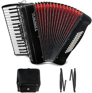 34 Keys 60 Bass Accordion for Adults Beginner Piano Accordion Instrument for Adults