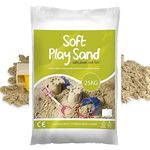 Hadley Children's Soft Play Sand for Kids Play Pit - 20KG (25L)