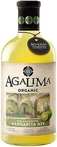 Agalima Authentic Organic Margarita Drink Mix, All Natural, 1 Liter (33.8 Fl Oz) Glass Bottle, Individually Boxed