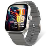 CELLECOR M2 Aqua 1.83” HD Display Smart Watch, Bluetooth Calling, Unlimited Watch Faces,100+ Sports Modes, Health Suite, Voice Assistance (Grey)