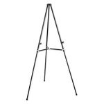 Quartet Easel, Lightweight, Aluminum, Telescoping, 66 Inches, Supports 25 lbs., Black (51E) by Quartet