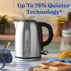 Russell Hobbs Stainless Steel Kettle 1.7L – Fast Boil Electric