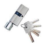 Qrity Thumb Turn Euro Cylinder Lock 35/35 (70mm), Euro Door Barrel Lock with 5 Keys, Anti-Bump, Anti-Drill, Anti-Pick Door Lock with Keys, High Security for Wooden, UPVC and Composite Doors