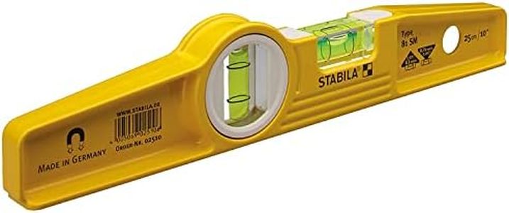 Stabila Type81SREM 25cm/10-inch Rare Earth Magnetic Spirit Level with Holster