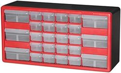 Akro-Mils 10126REDBLK 26 Drawer Pla