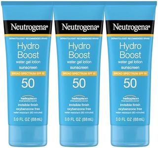 Neutrogena Hydro Boost Water Gel Non-Greasy Moisturizing Sunscreen For All Skin Types Lotion With Broad Spectrum Spf 50, Water-Resistant, 3 Fl Oz, Pack Of 1