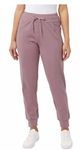 32 Degrees Ladies' Tech Fleece Jogger, Morning Fig, Large