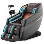 FURNIMAT 2026 Upgraded 4D SL-Track Massage Chair, Full Body Shiatsu Massage Chair for Home Office, AI Voice Control, Zero Gravity, Body Scan, Heat Therapy, No Assembly, Back Pain Relief