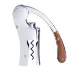 L'Atelier du Vin Oeno Motion Wood vertical level corkscrew comfortable grip spare spiral integrated foil cutter