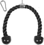 Yes4All Tricep Rope - Exercise Machine Attachment Press Down - 27" Rope Length