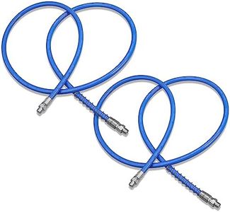 KALAWW Grease Gun Flex Hose - Working Pressure Rating of 4,500 PSI - Coil Spring Provides Non-Slip Grip and Prevents Kinking – Heavy Duty Coupler Included