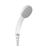 Kohler Complementary Single Mode Hand Shower for Bathroom with Hose - Silver with Chrome Finish - Handheld Shower Faucet - Ergonomic, Lightweight with Great Grip - Wide Coverage Spray 16359IN-A-CP