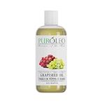 PUROLEO Grapeseed Oil 16 Fl Oz/473 ML (Packed IN CANADA) | Pure Moisturizer Carrier Oil massage oil baby oil hair oil body oil baby oil hair care Oil for hair | Beauty & DIY blend 100% Natural