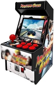 Mini Arcade Games Machine - 156 Retro Games Console Playable - 2.8 Inch Screen Handheld Gaming Device Support AV Output - Electronic Birthday Xmas Gift for Kids Adults (Black)