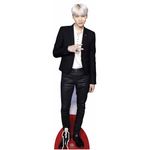 STAR CUTOUTS CS747 Lifesize Cardboard Free Desktop Cutout of Min Yoon-Gi (Suga) Bangtan Boys Standee, Solid, Multicolour