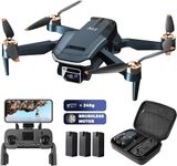 Durable Brushless Motor Drone with 84 Mins Super Long Flight Time, Drone with Camera for Beginners, CHUBORY A77 WiFi FPV Quadcopter with 2K HD Camera, Follow Me, Auto Hover, Carrying Case